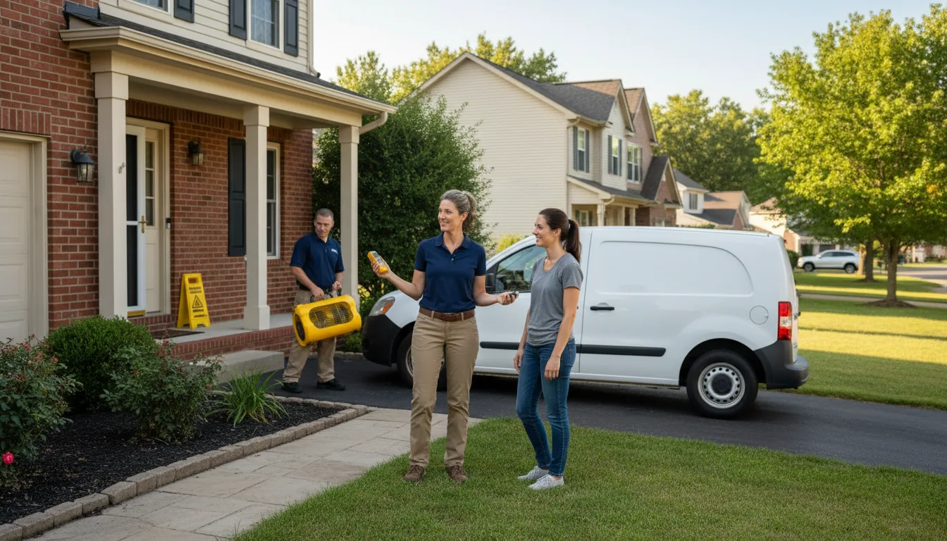 Water restoration image for Water Damage & Restoration Services in La Salle, MN